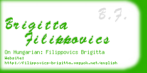 brigitta filippovics business card